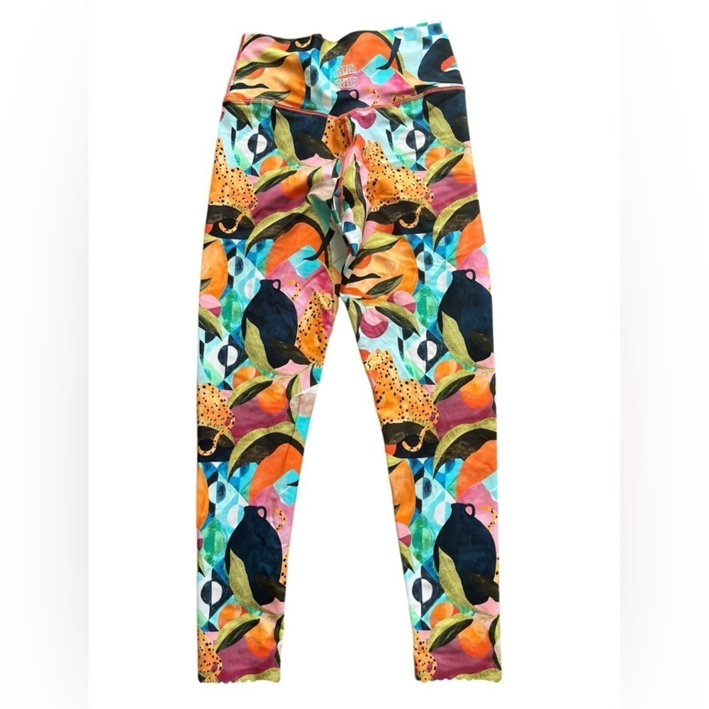 Never fully dressed, Costa Rica, colorful leggings in a size 8. - Picture 2 of 7